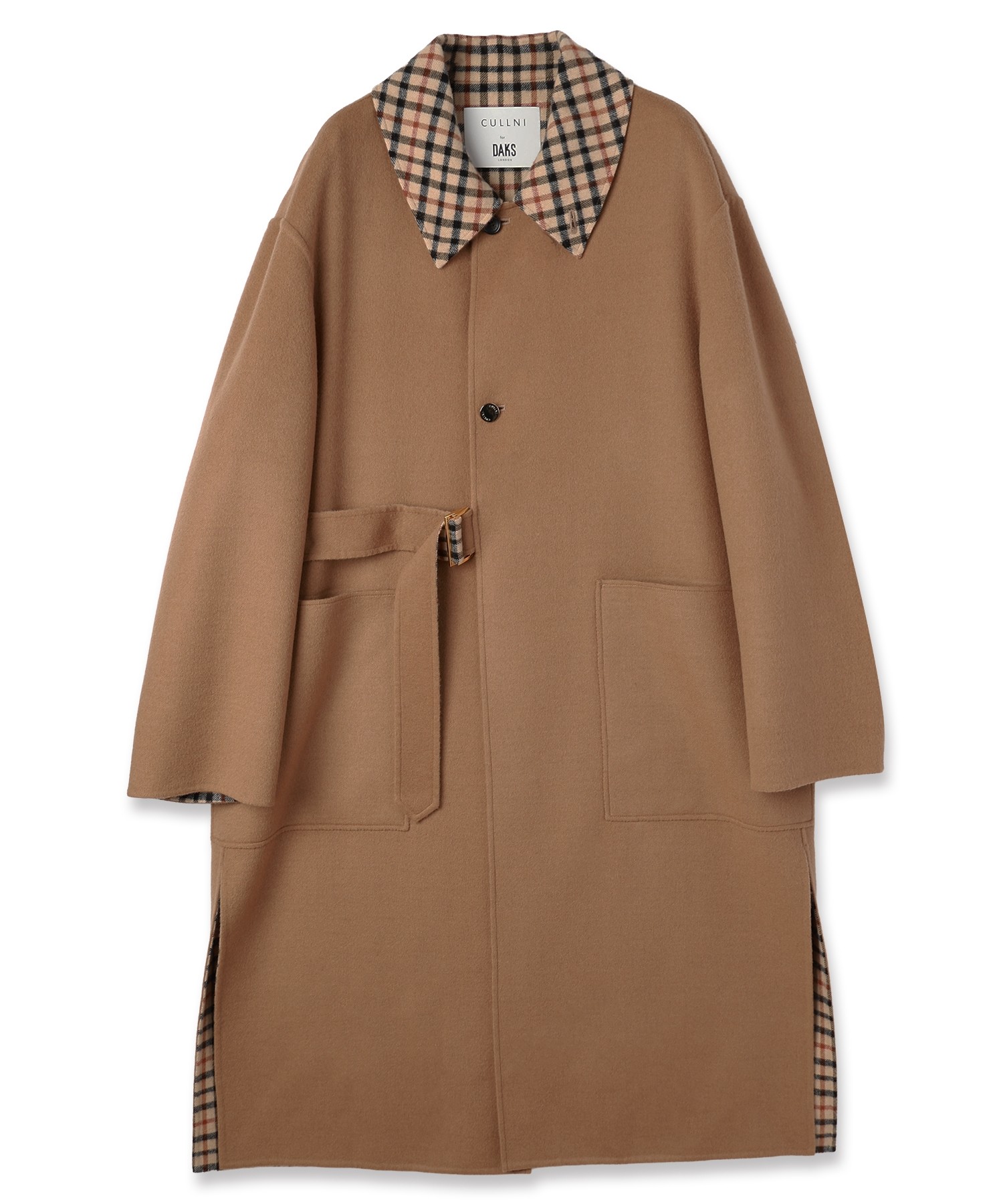 CULLNI for DAKS LONDON Tie Locken Long Coat