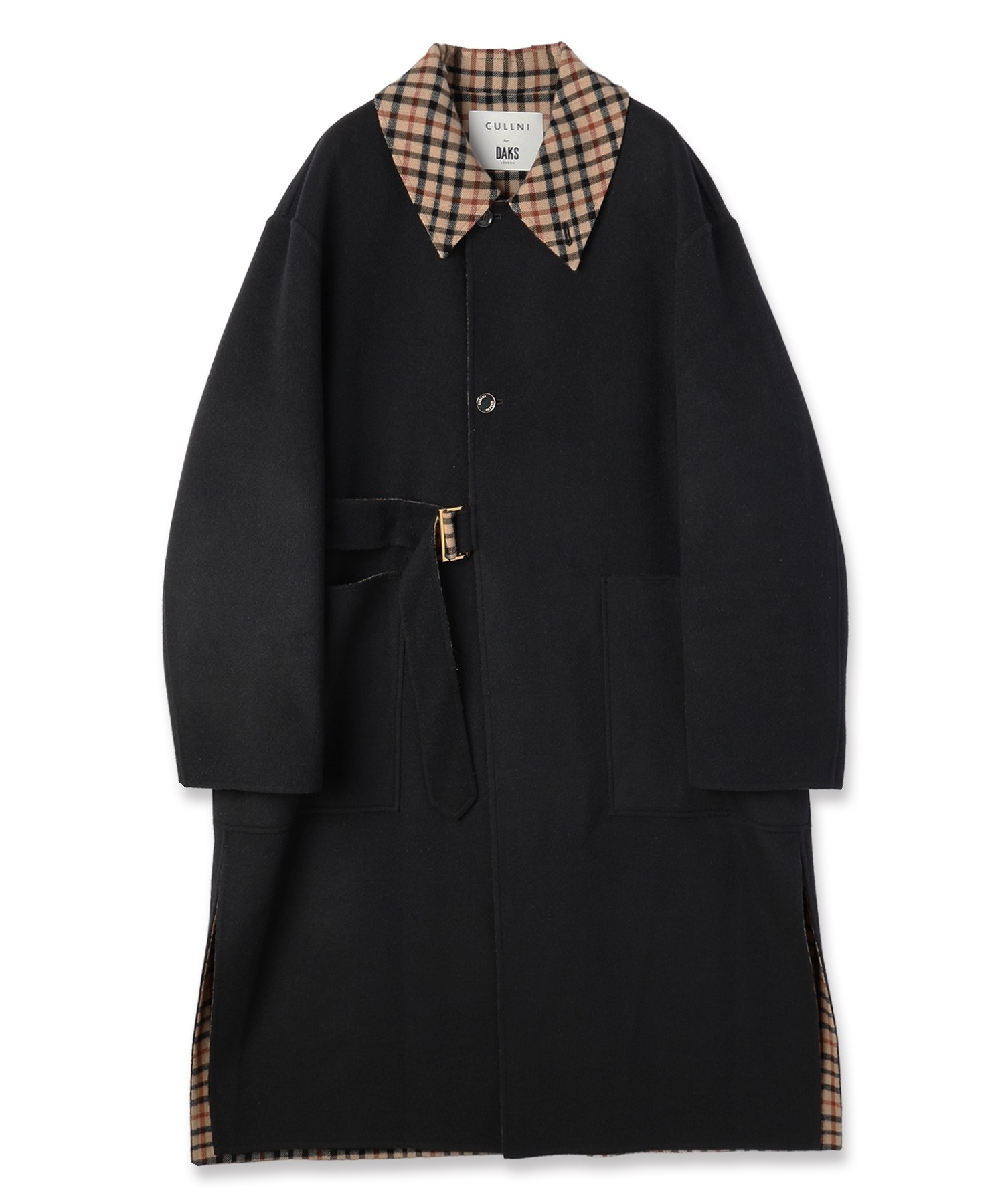 CULLNI for DAKS LONDON Tie Locken Long Coat
