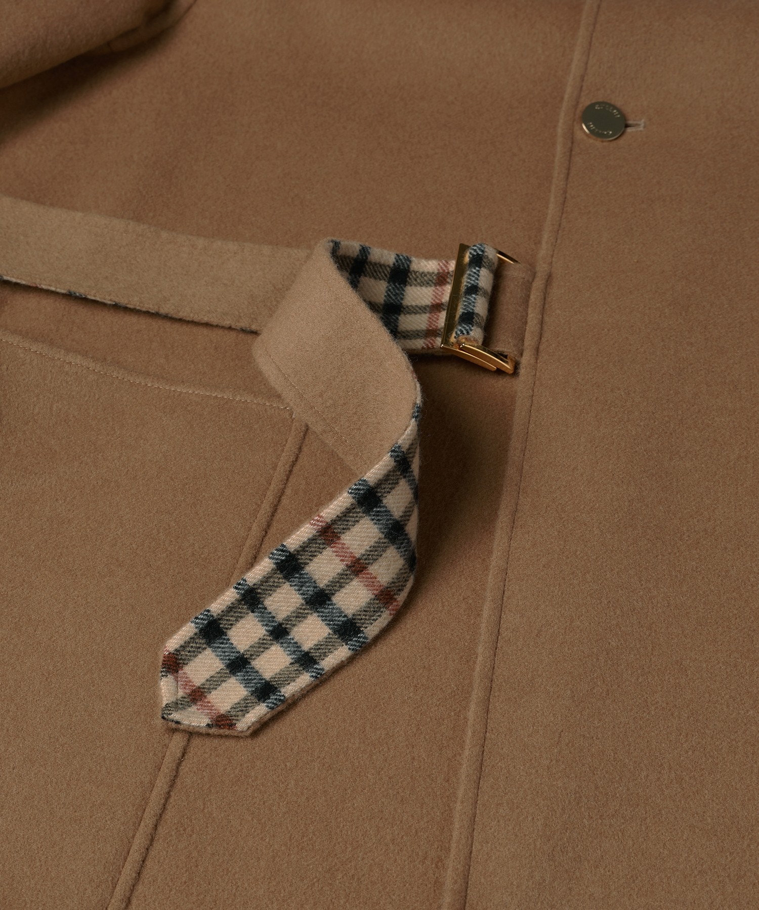 CULLNI for DAKS LONDON Tie Locken Long Coat