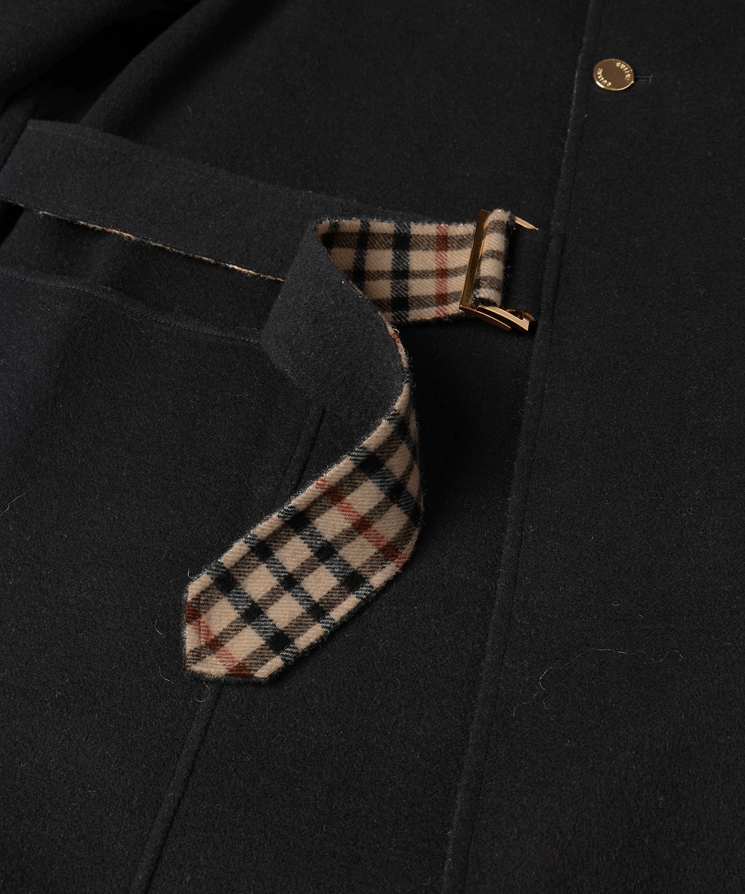 CULLNI for DAKS LONDON Tie Locken Long Coat