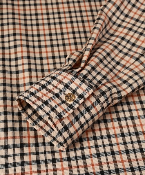 CULLNI for DAKS LONDON Asymmetrical Switching Chin Tab Shirt