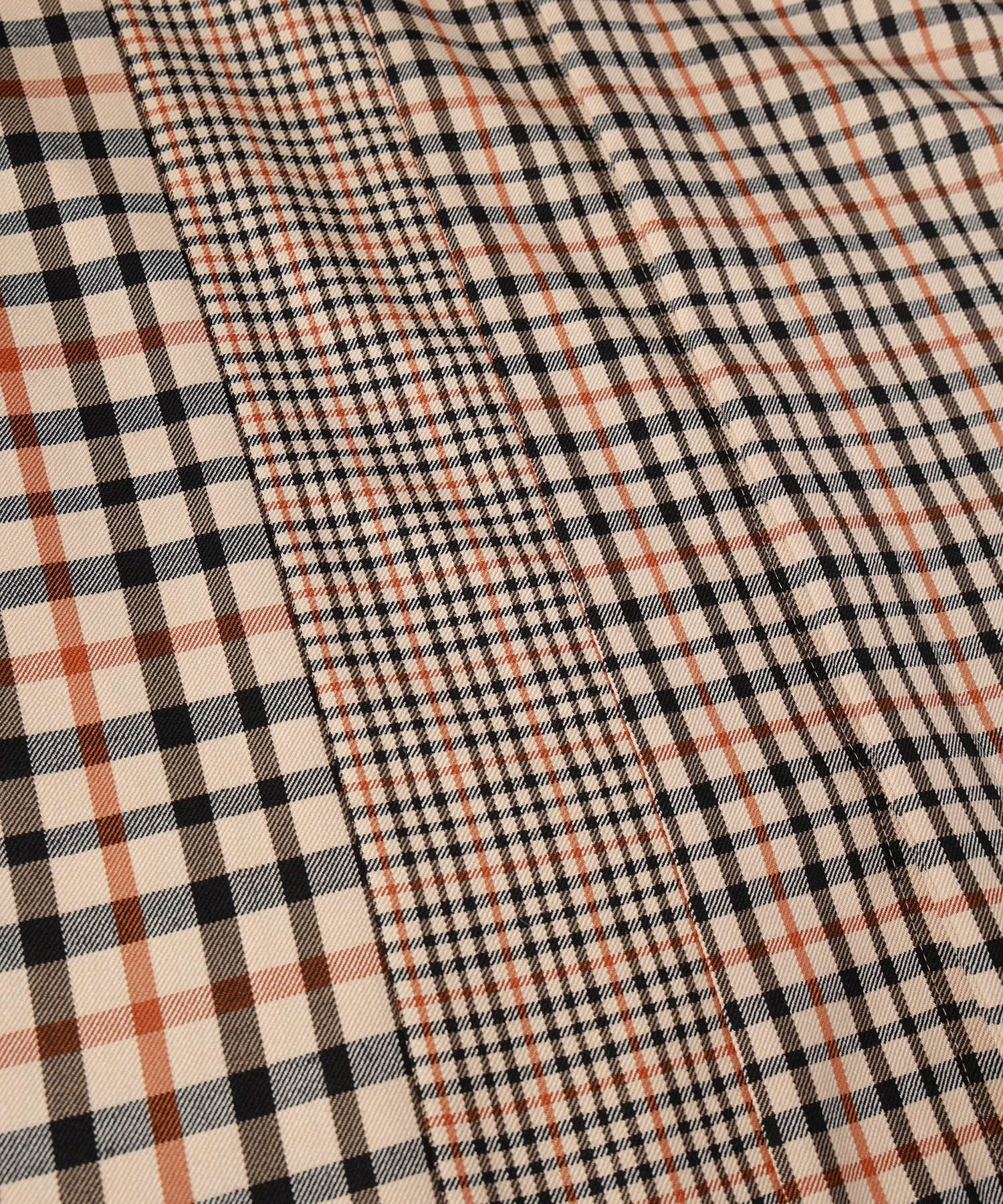 CULLNI for DAKS LONDON Asymmetrical Switching Chin Tab Shirt