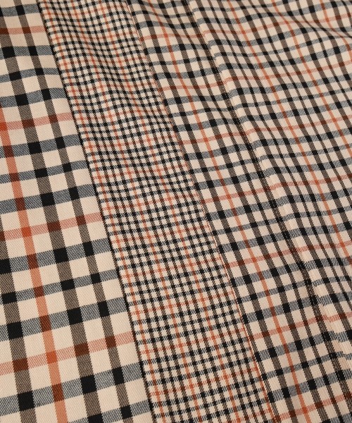 CULLNI for DAKS LONDON Asymmetrical Switching Chin Tab Shirt