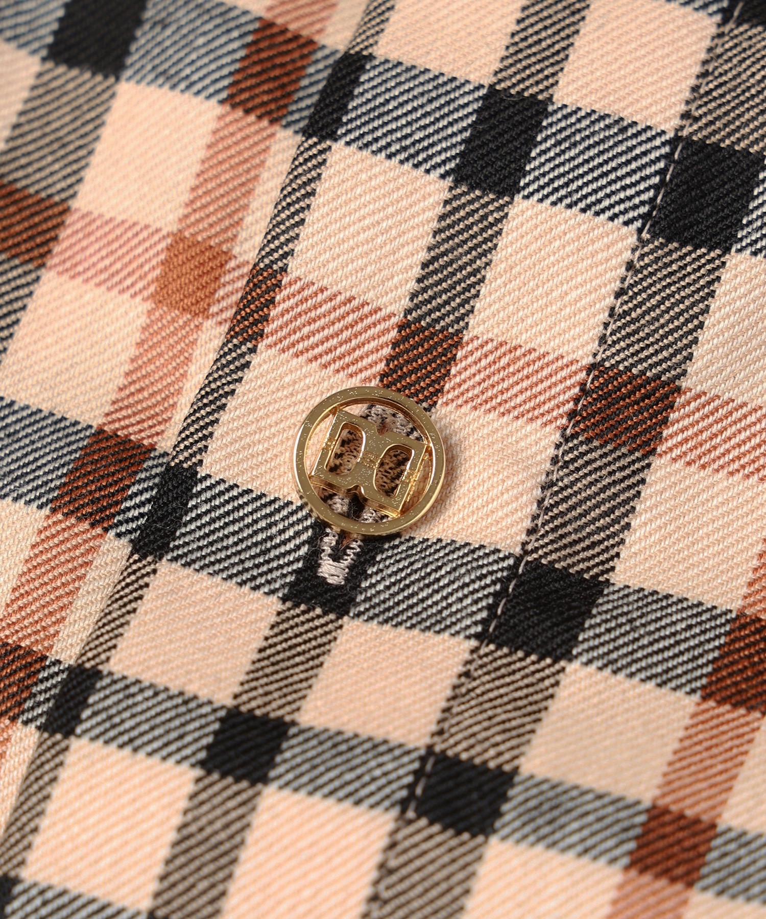 CULLNI for DAKS LONDON Asymmetrical Switching Chin Tab Shirt