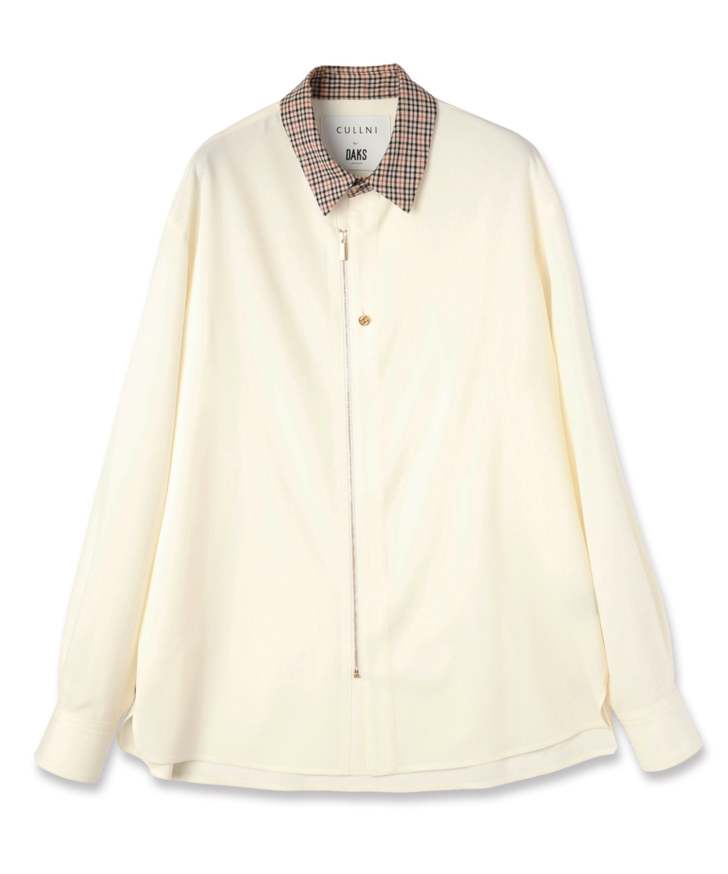 CULLNI for DAKS LONDON Front Zip Shirt