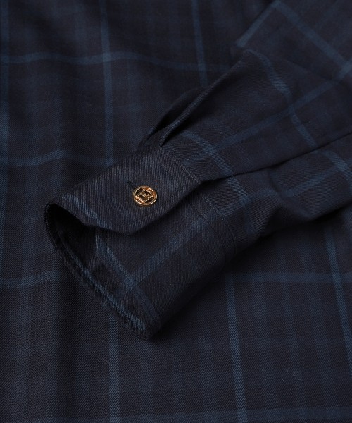 CULLNI for DAKS LONDON Front Zip Shirt