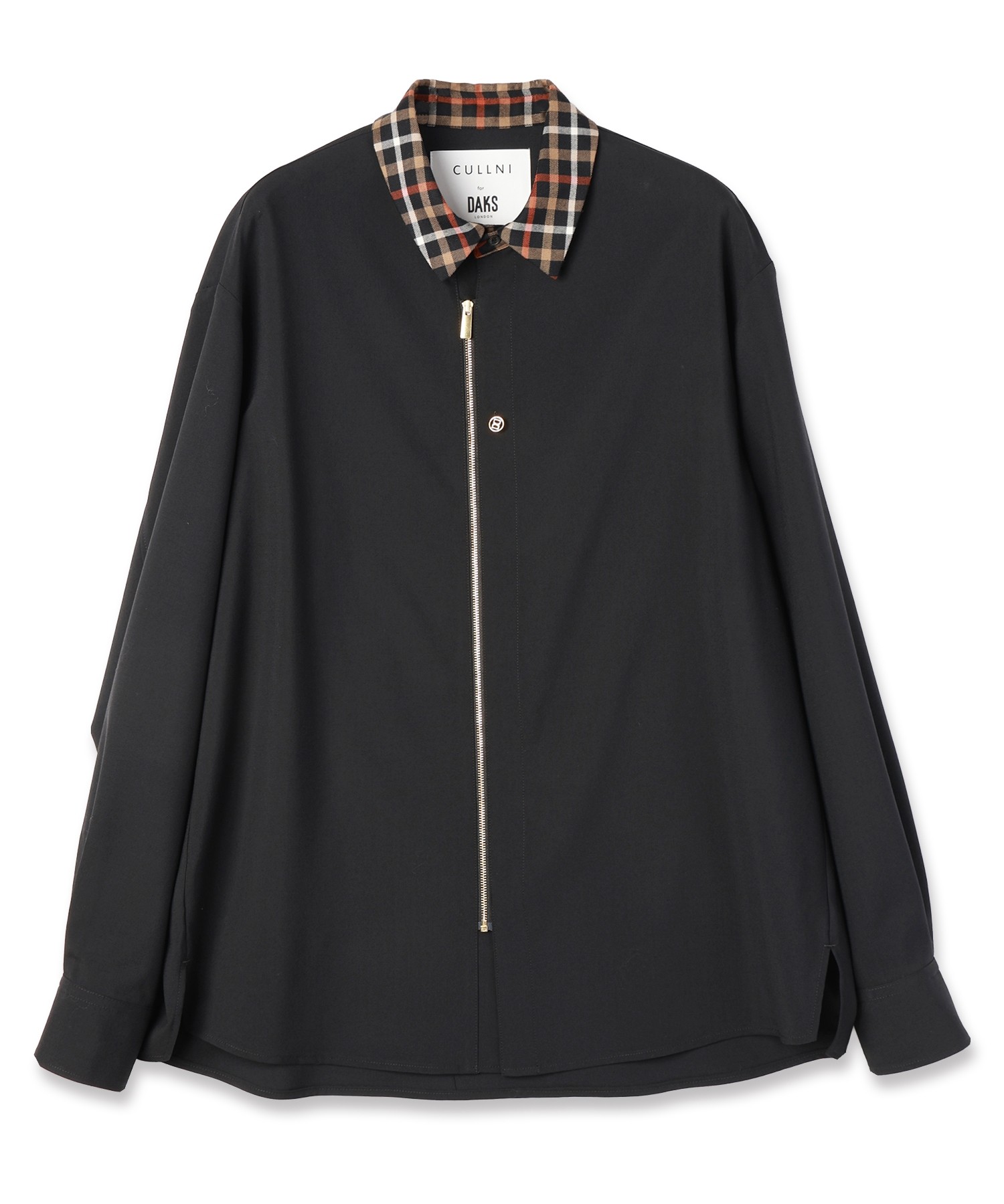 CULLNI for DAKS LONDON Front Zip Shirt