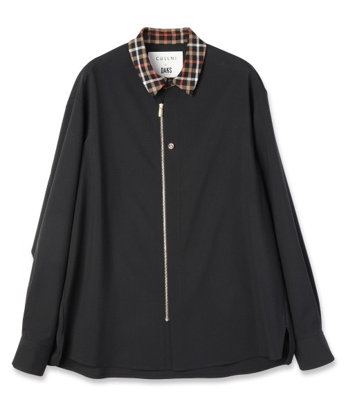 CULLNI for DAKS LONDON Front Zip Shirt