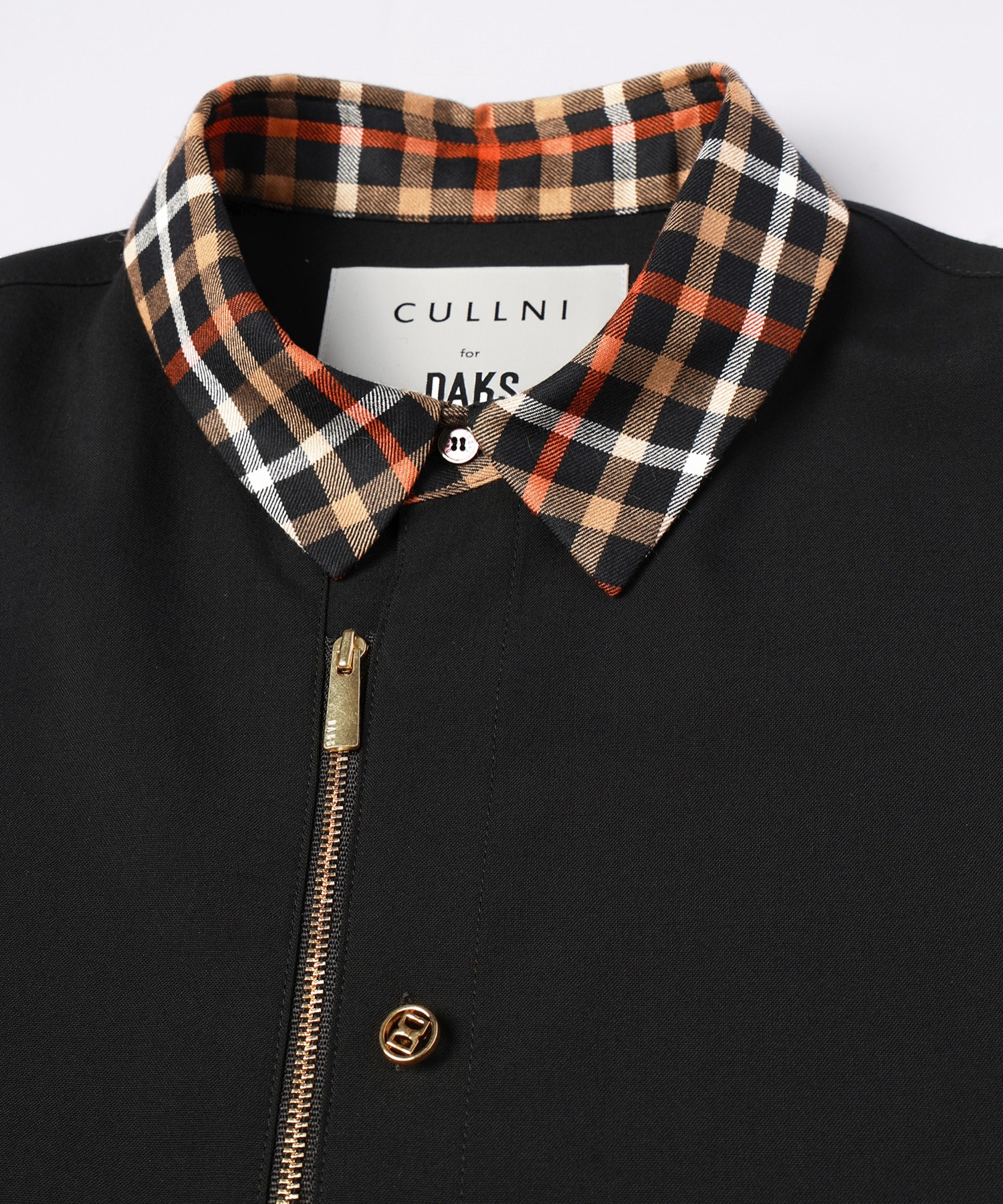 CULLNI for DAKS LONDON Front Zip Shirt