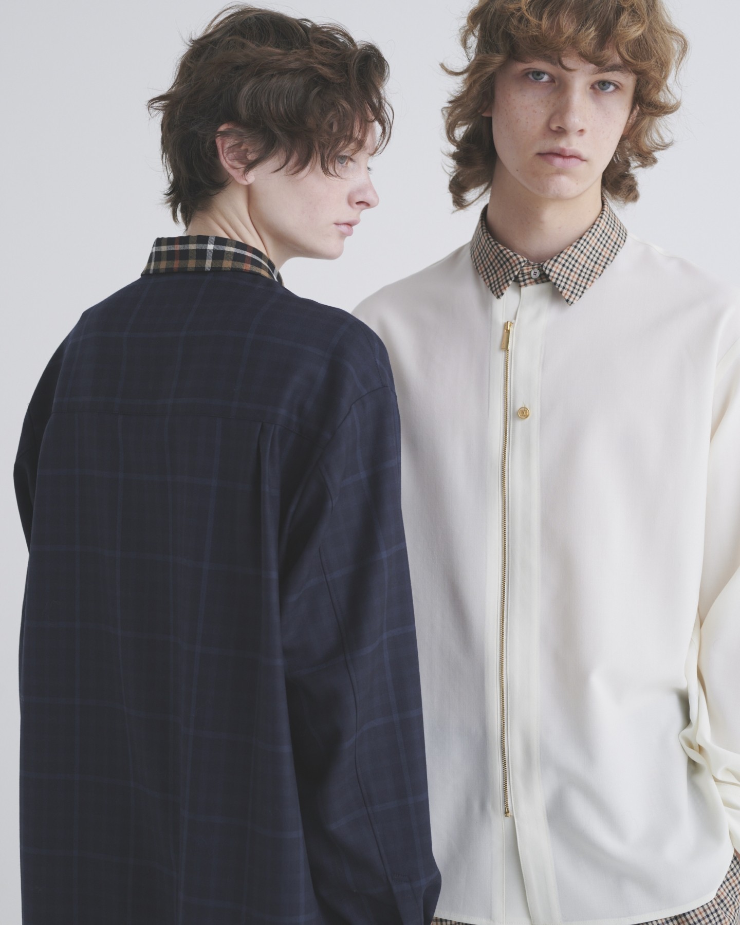 CULLNI for DAKS LONDON Front Zip Shirt