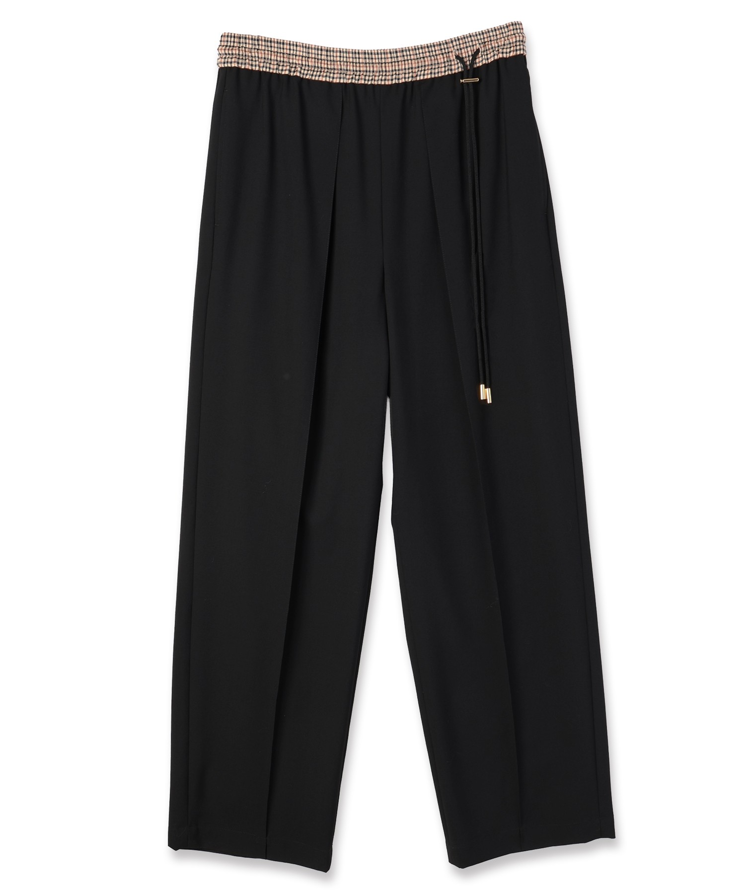 CULLNI for DAKS LONDON Tuck Drawstring Wide Pants