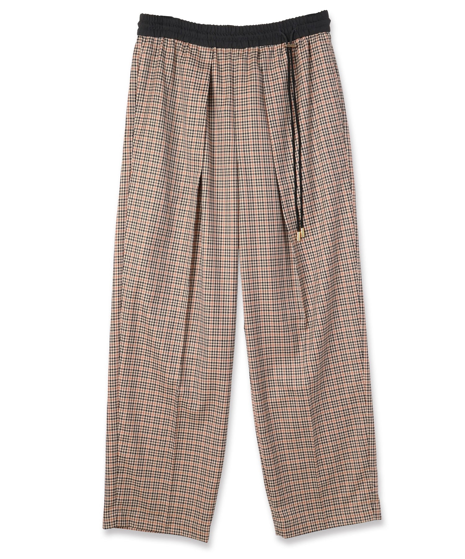 CULLNI for DAKS LONDON Tuck Drawstring Wide Pants