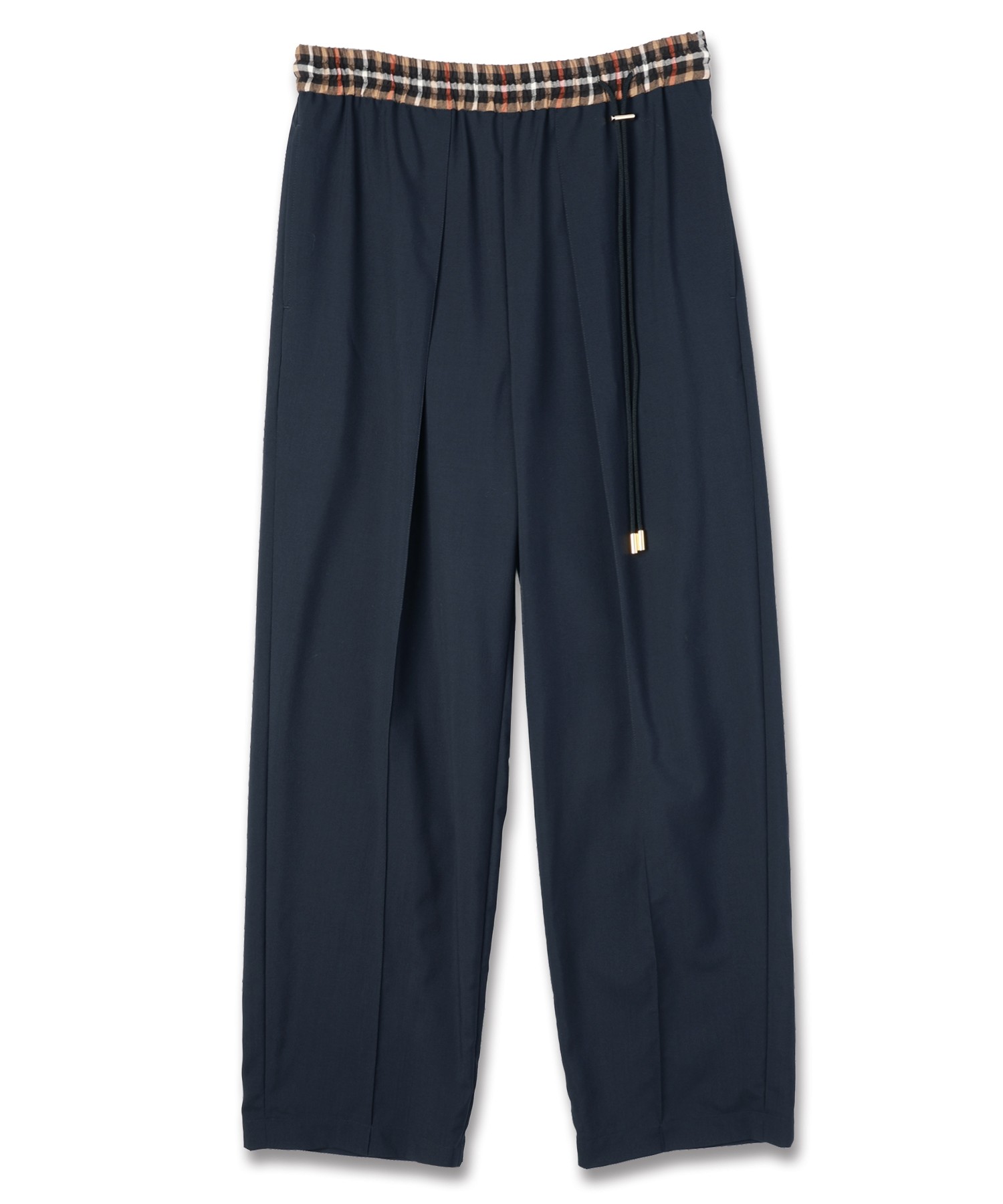 CULLNI for DAKS LONDON Tuck Drawstring Wide Pants