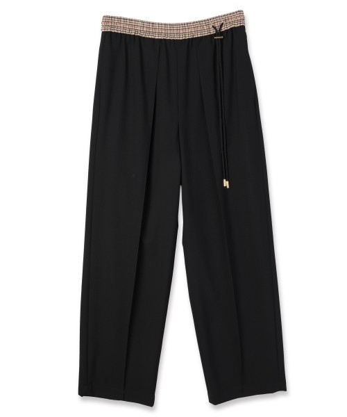 CULLNI for DAKS LONDON Tuck Drawstring Wide Pants
