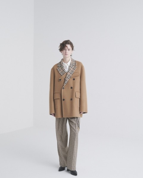 CULLNI for DAKS LONDON Tuck Drawstring Wide Pants