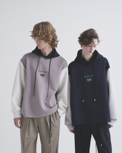 CULLNI for DAKS LONDON Tuck Drawstring Wide Pants