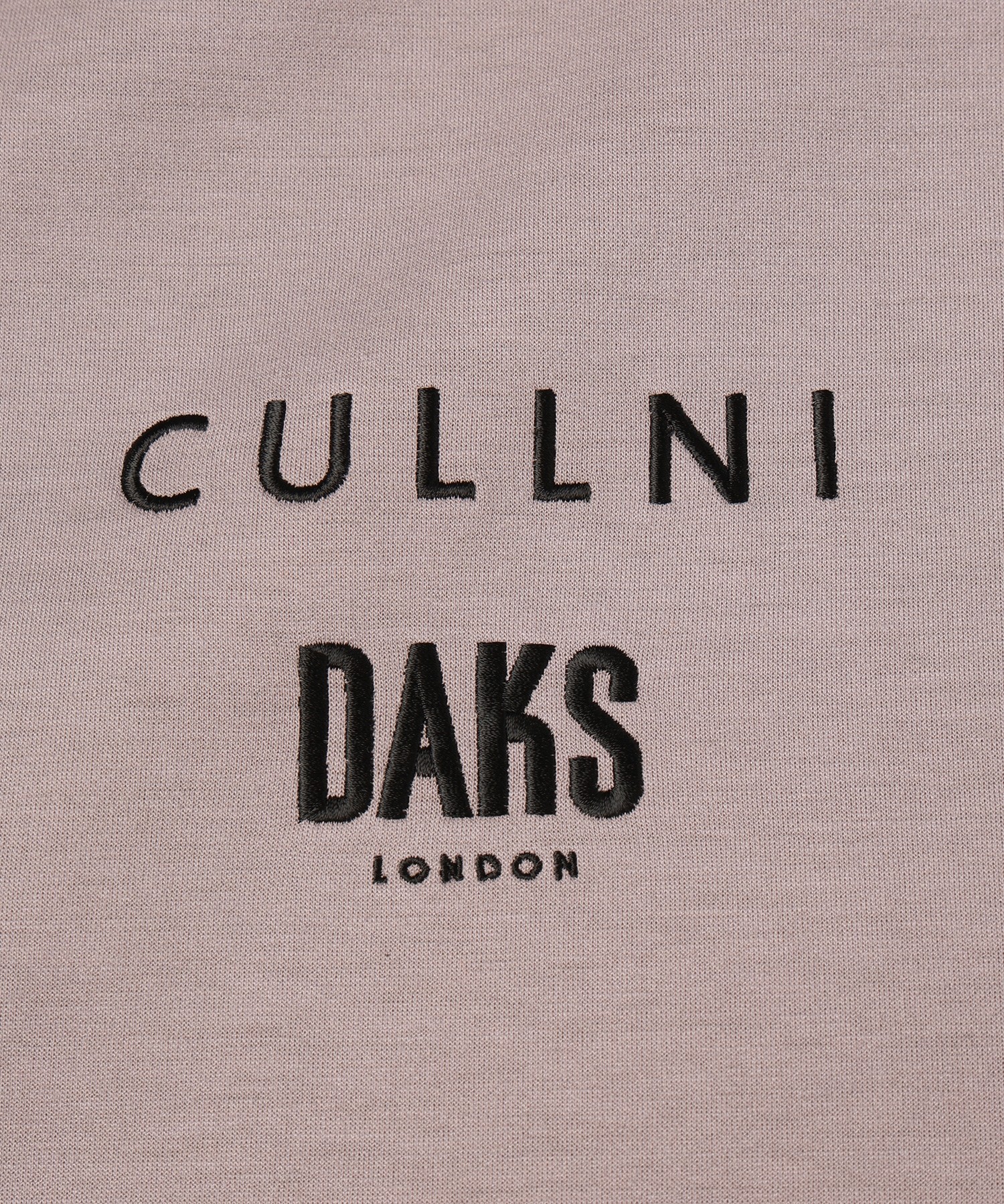 CULLNI for DAKS LONDON Drawstring Logo Embroidery Pullover
