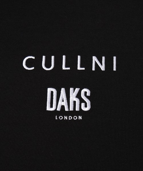 CULLNI for DAKS LONDON Drawstring Logo Embroidery Pullover