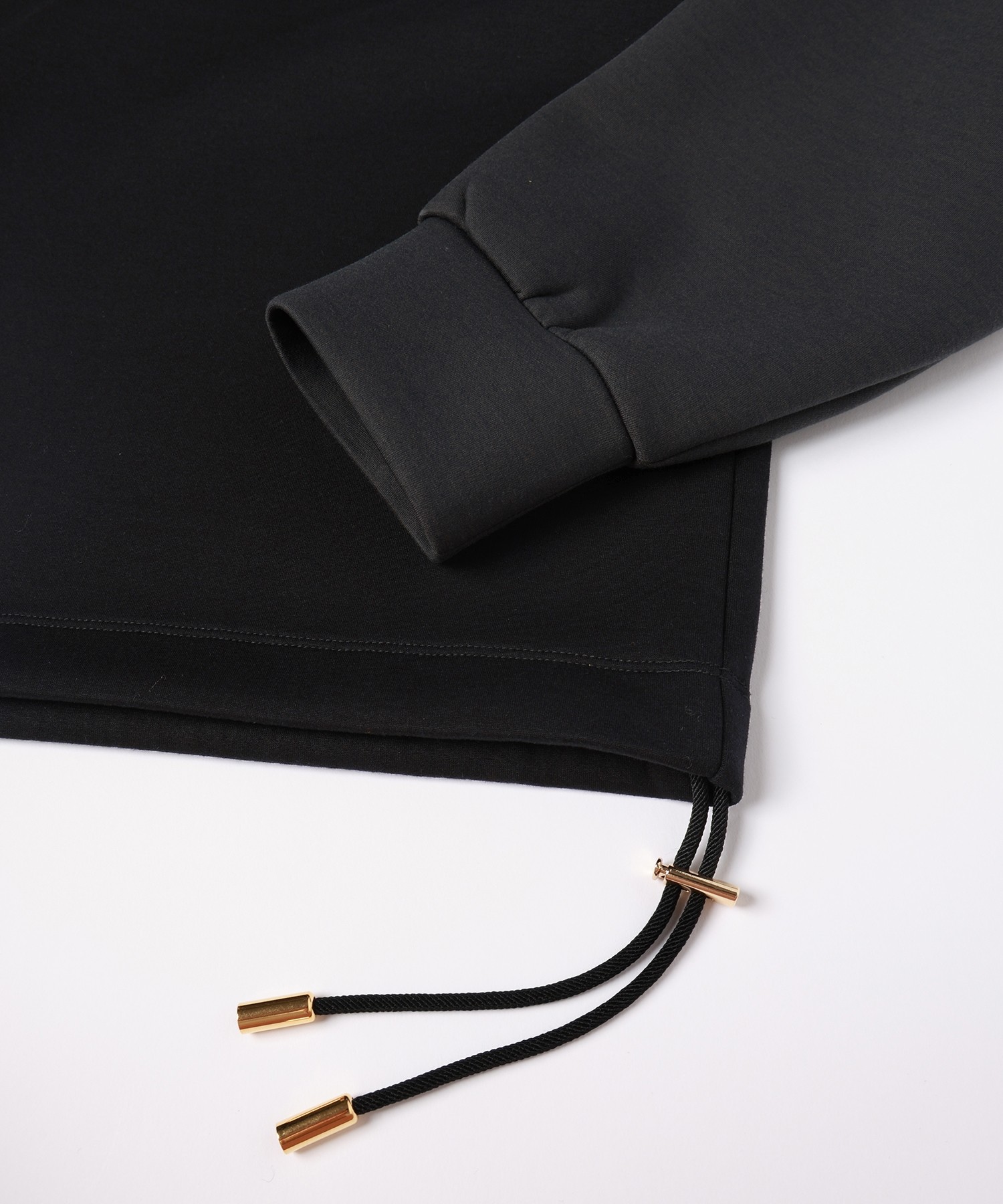 CULLNI for DAKS LONDON Drawstring Logo Embroidery Pullover