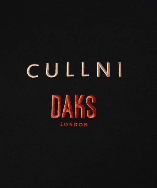 CULLNI for DAKS LONDON Drawstring Logo Embroidery Pullover