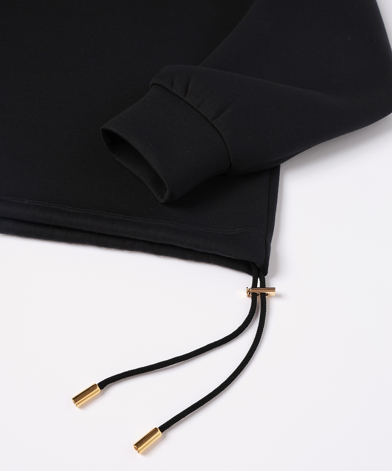 CULLNI for DAKS LONDON Drawstring Logo Embroidery Pullover