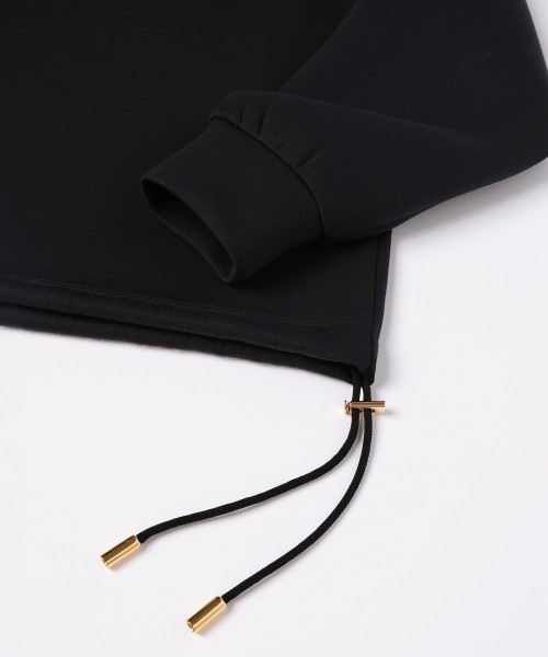 CULLNI for DAKS LONDON Drawstring Logo Embroidery Pullover