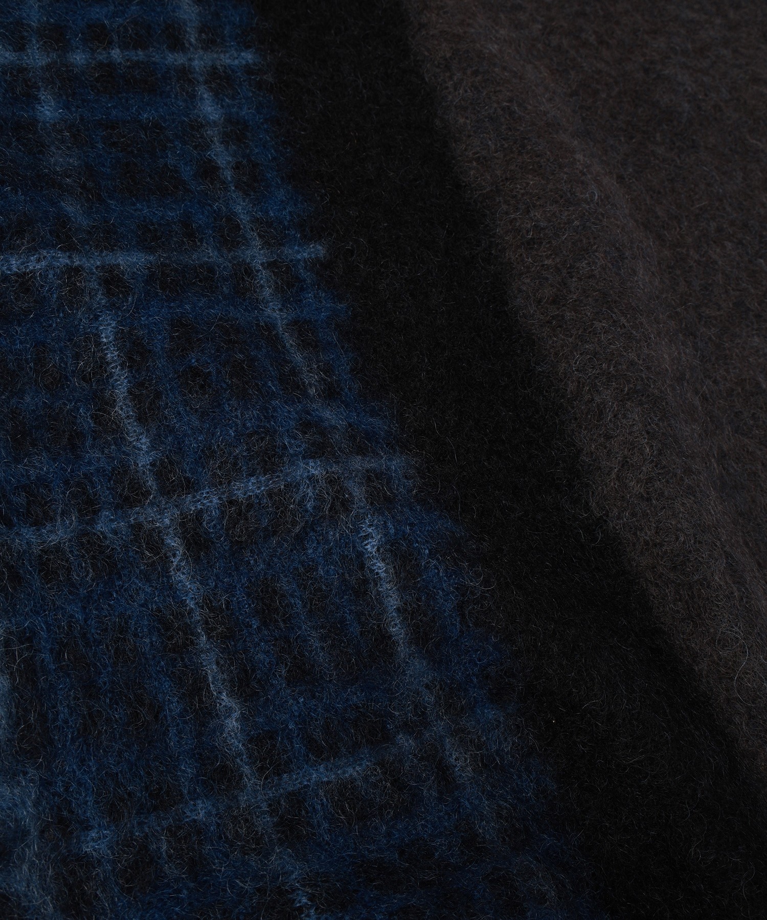 CULLNI for DAKS LONDON Asymmetrical Mohair Shaggy Pullover Knit