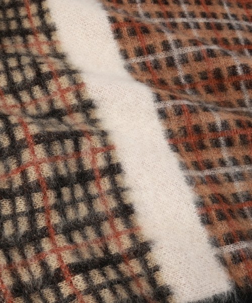 CULLNI for DAKS LONDON Asymmetrical Mohair Shaggy Pullover Knit