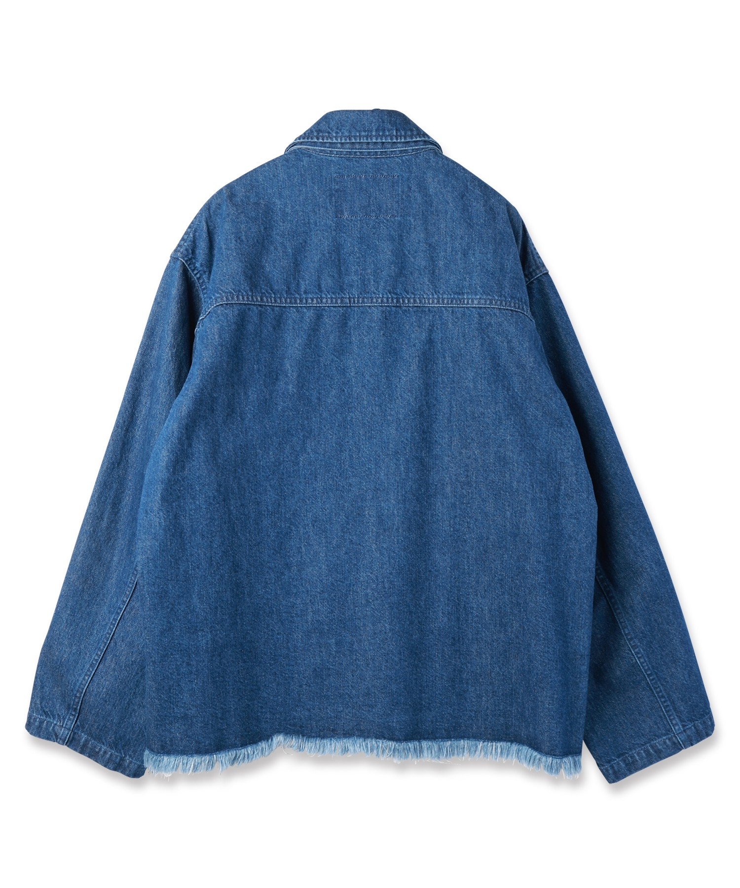 Big Flap Pocket Bow Tie Denim Jacket