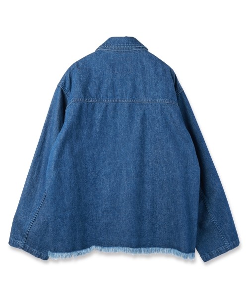 CULLNI ONLINE STORE / Big Flap Pocket Bow Tie Denim Jacket