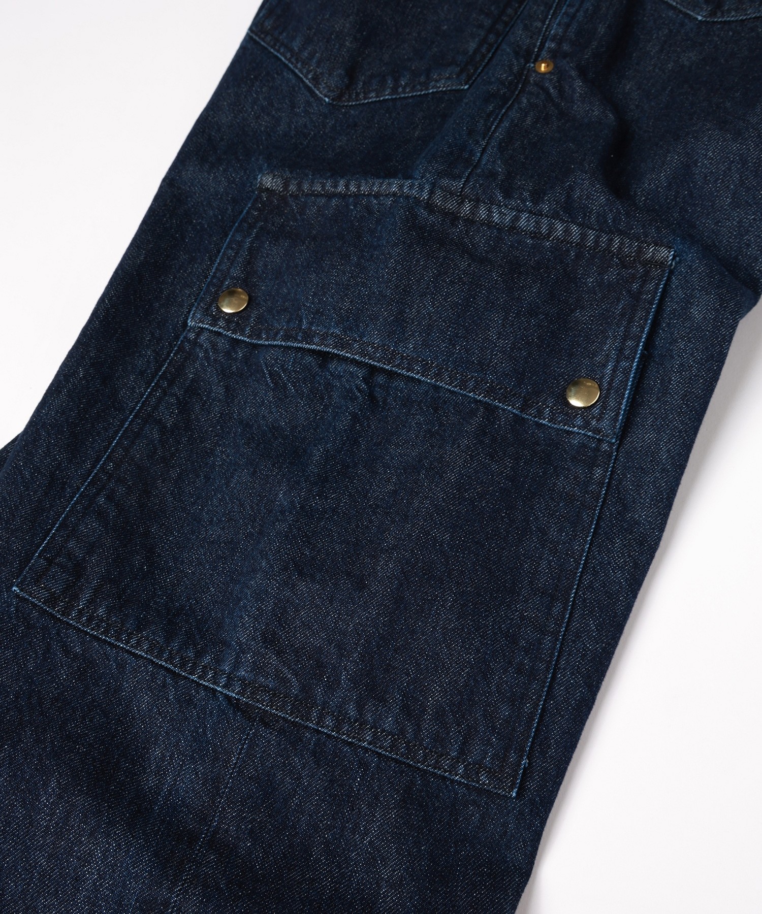 Cargo Extra Wide Denim Pants with Long Belt