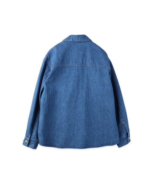 Front Fly Denim Minimum Jacket