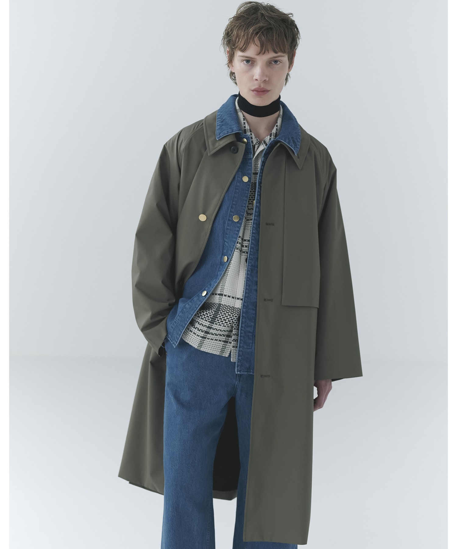 Front Fly Denim Minimum Jacket