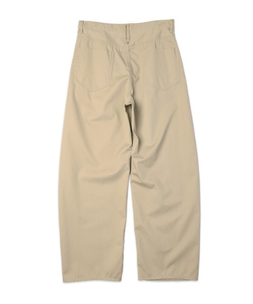 Frosted Wash Chino Wide Curve Pants
