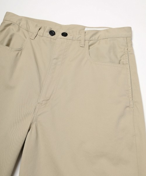 Frosted Wash Chino Wide Curve Pants