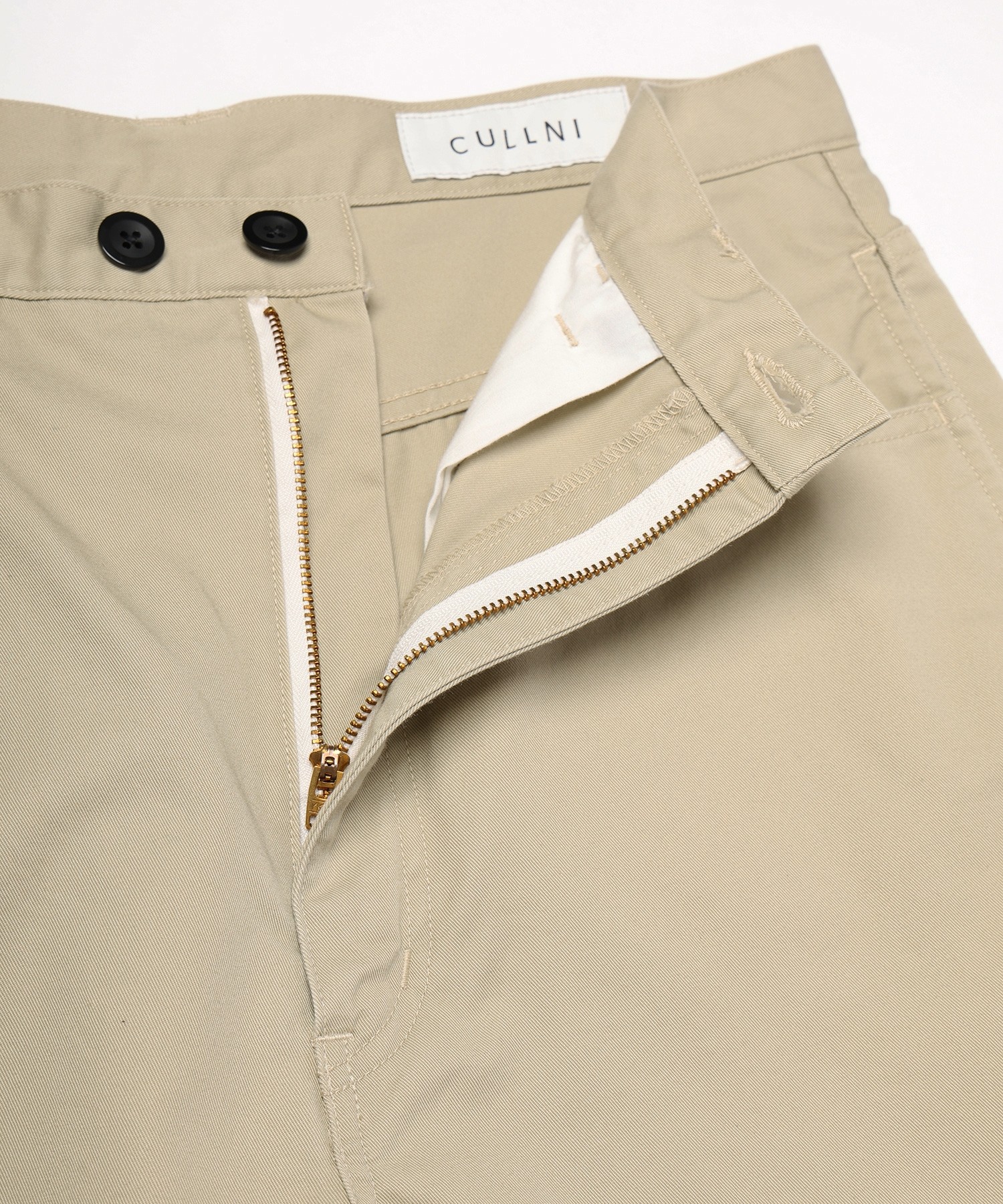 Frosted Wash Chino Wide Curve Pants