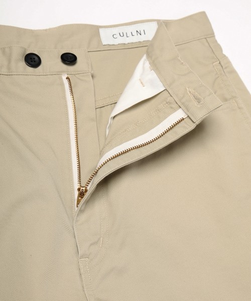 Frosted Wash Chino Wide Curve Pants