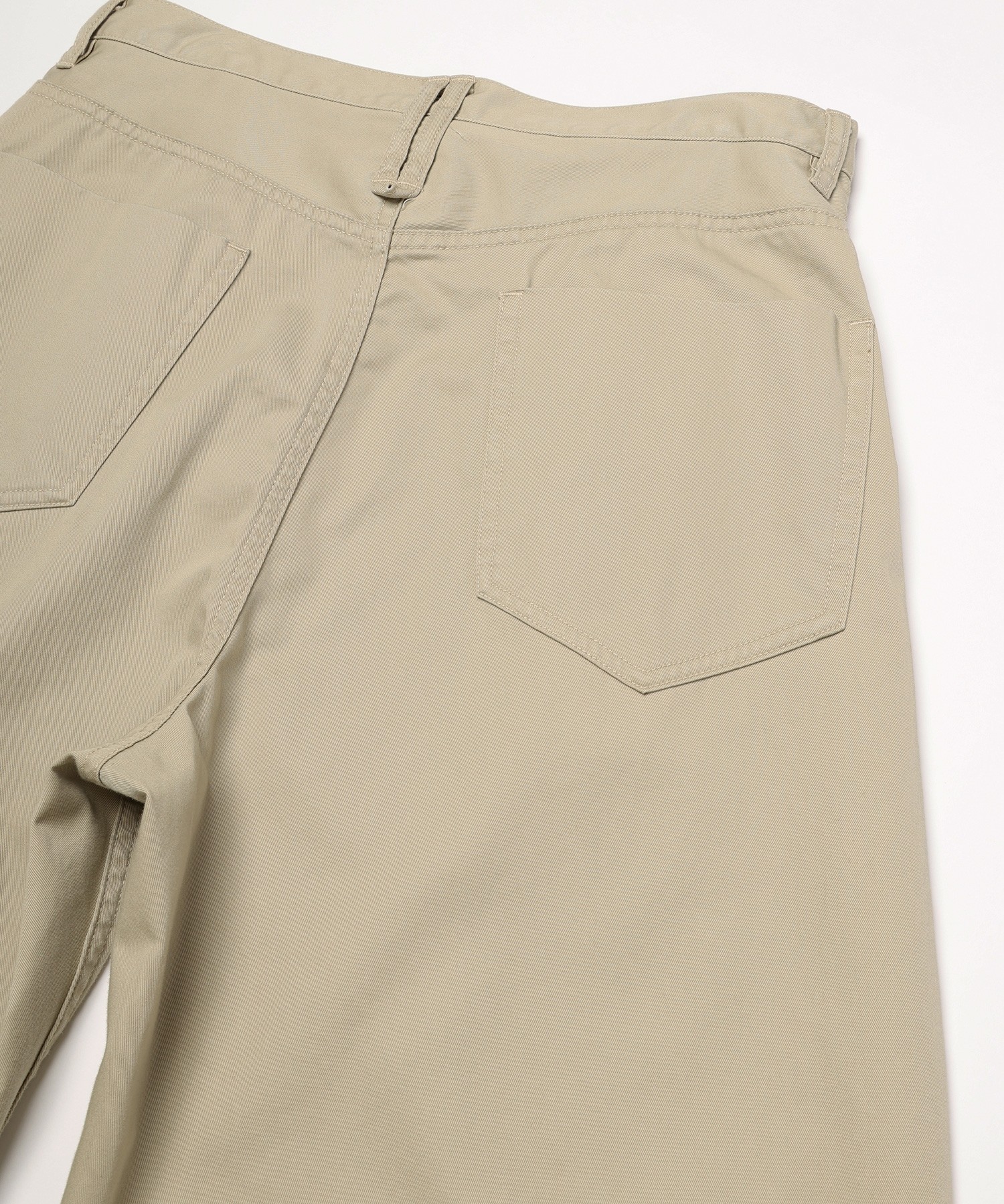 Frosted Wash Chino Wide Curve Pants