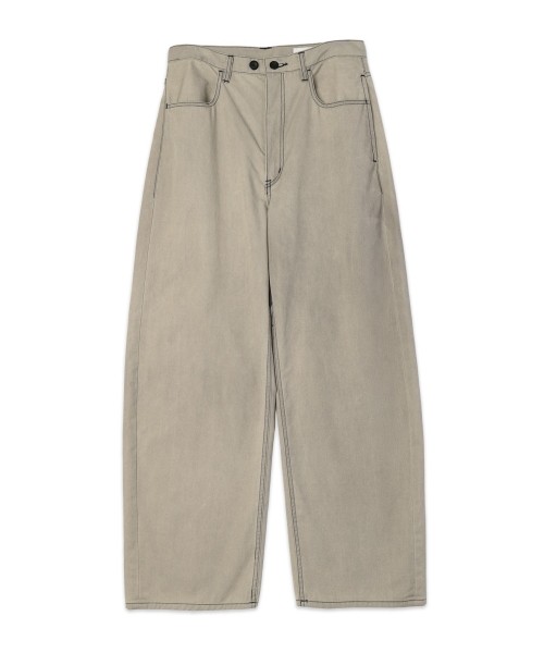 Frosted Wash Chino Wide Curve Pants