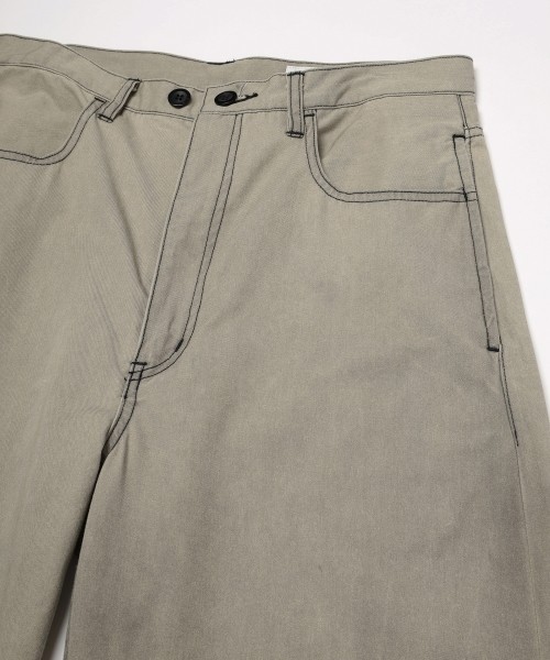 Frosted Wash Chino Wide Curve Pants