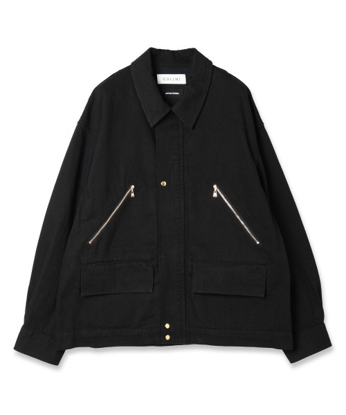 DOUBLE POCKET ZIP UP JACKET
