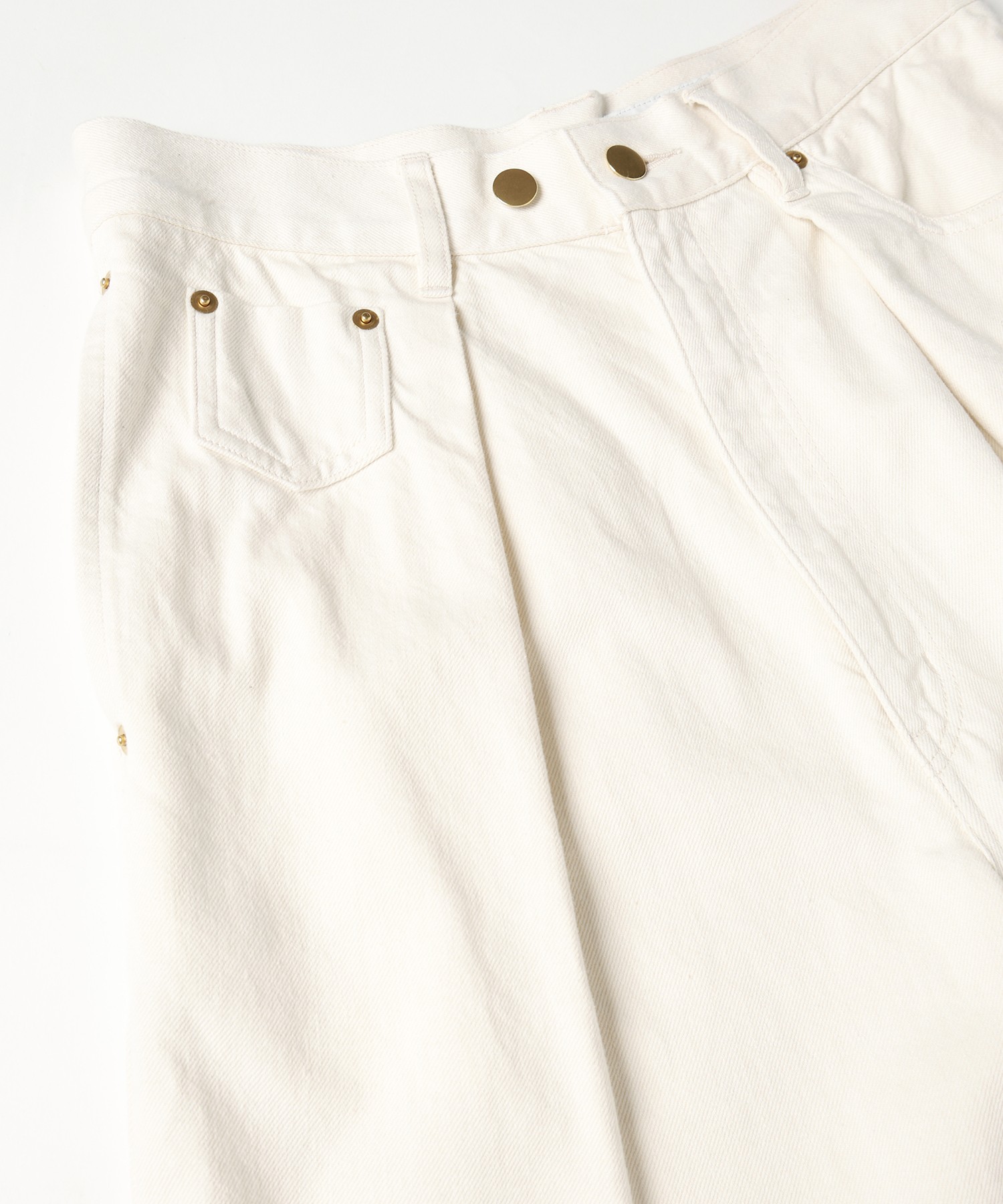 1TUCK ASYMMETRY POCKET PANTS