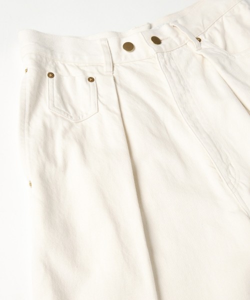 1TUCK ASYMMETRY POCKET PANTS