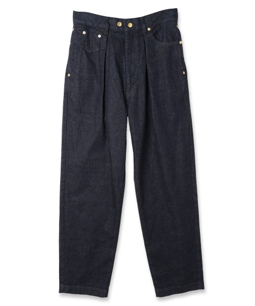 1TUCK ASYMMETRY POCKET PANTS