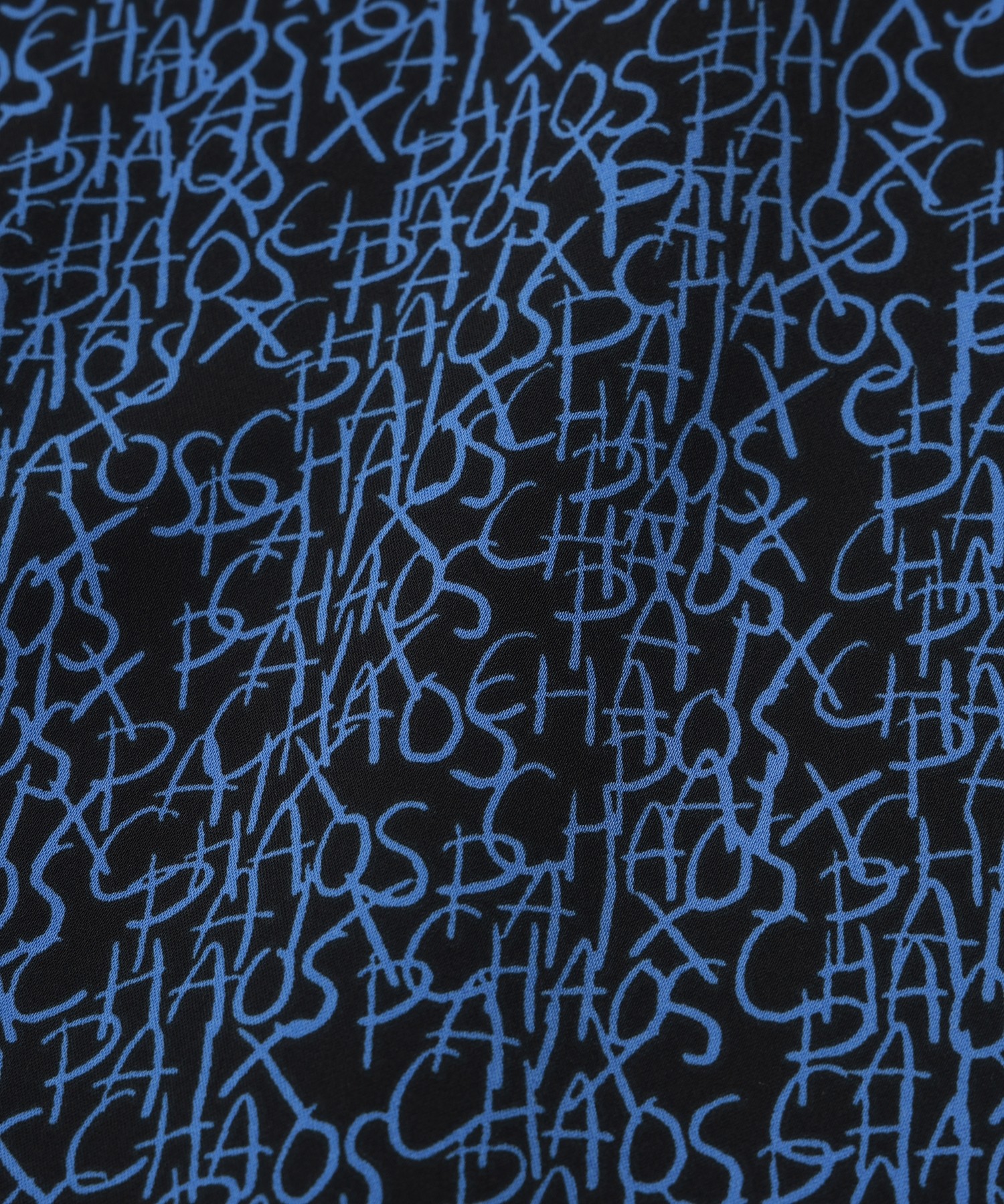 CHAOS Pattern Asymmetrical Layered Shirt