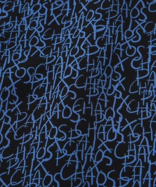 CHAOS Pattern Asymmetrical Layered Shirt