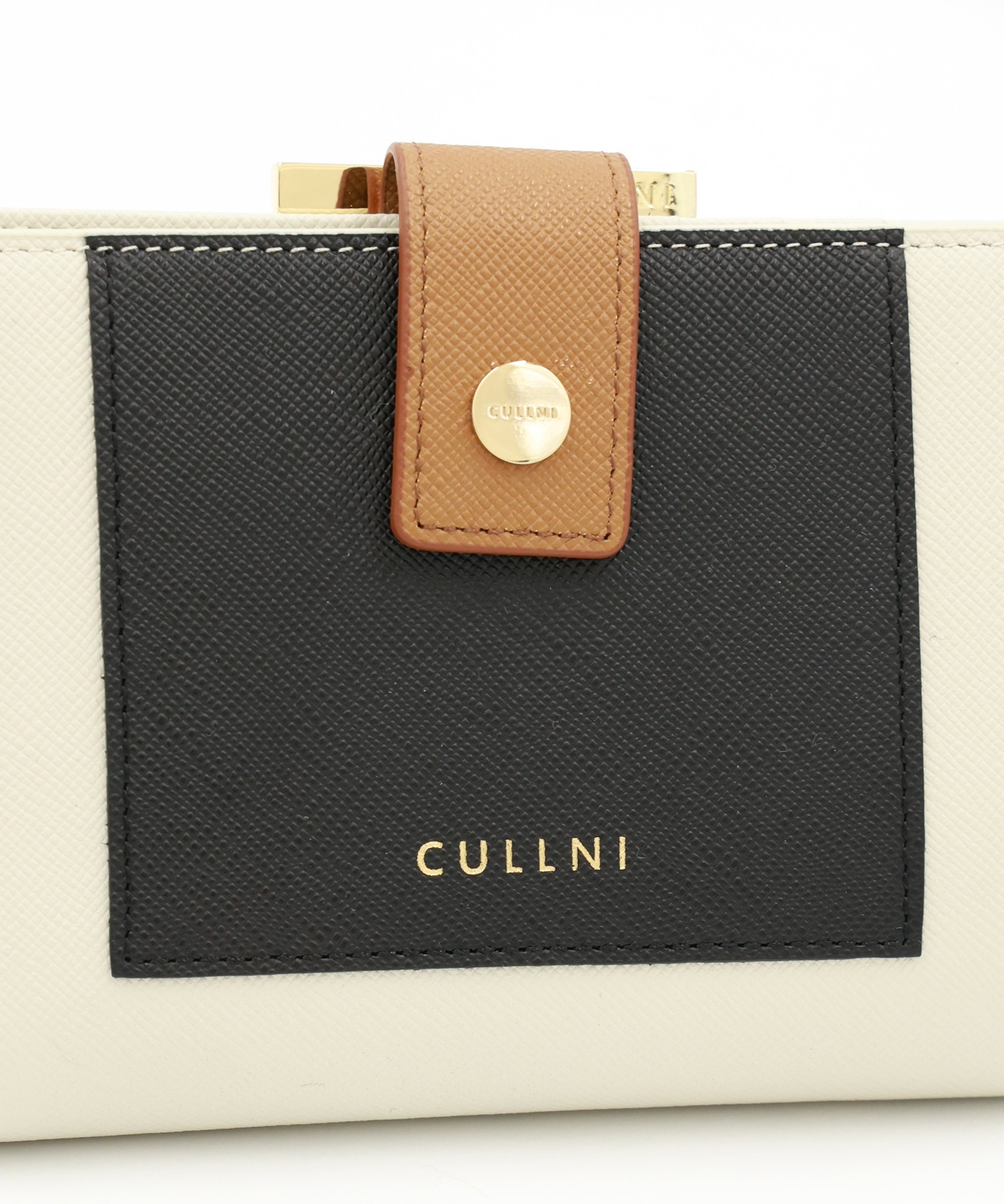 Leather Combination wallet With A Clasp