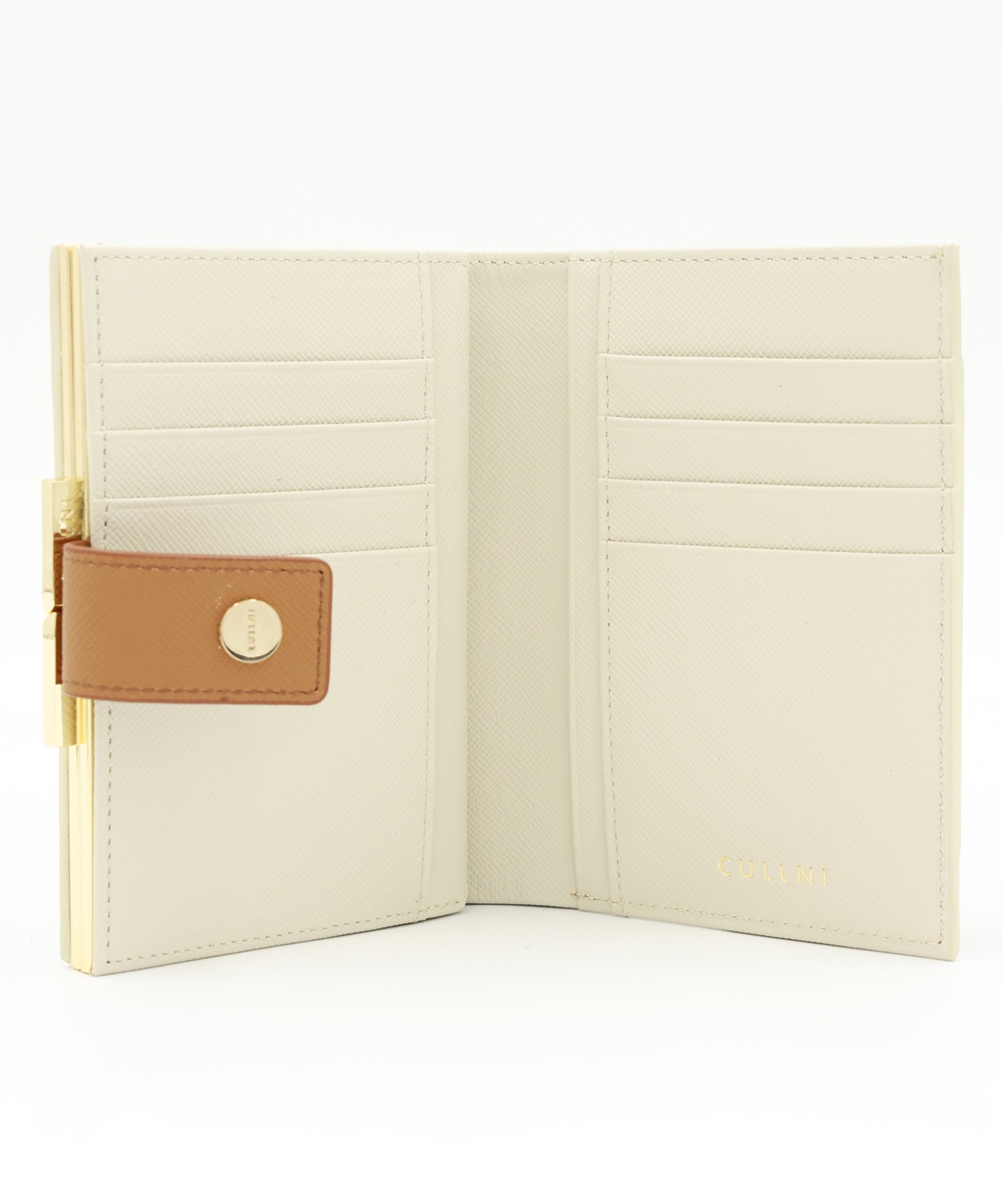 Leather Combination wallet With A Clasp