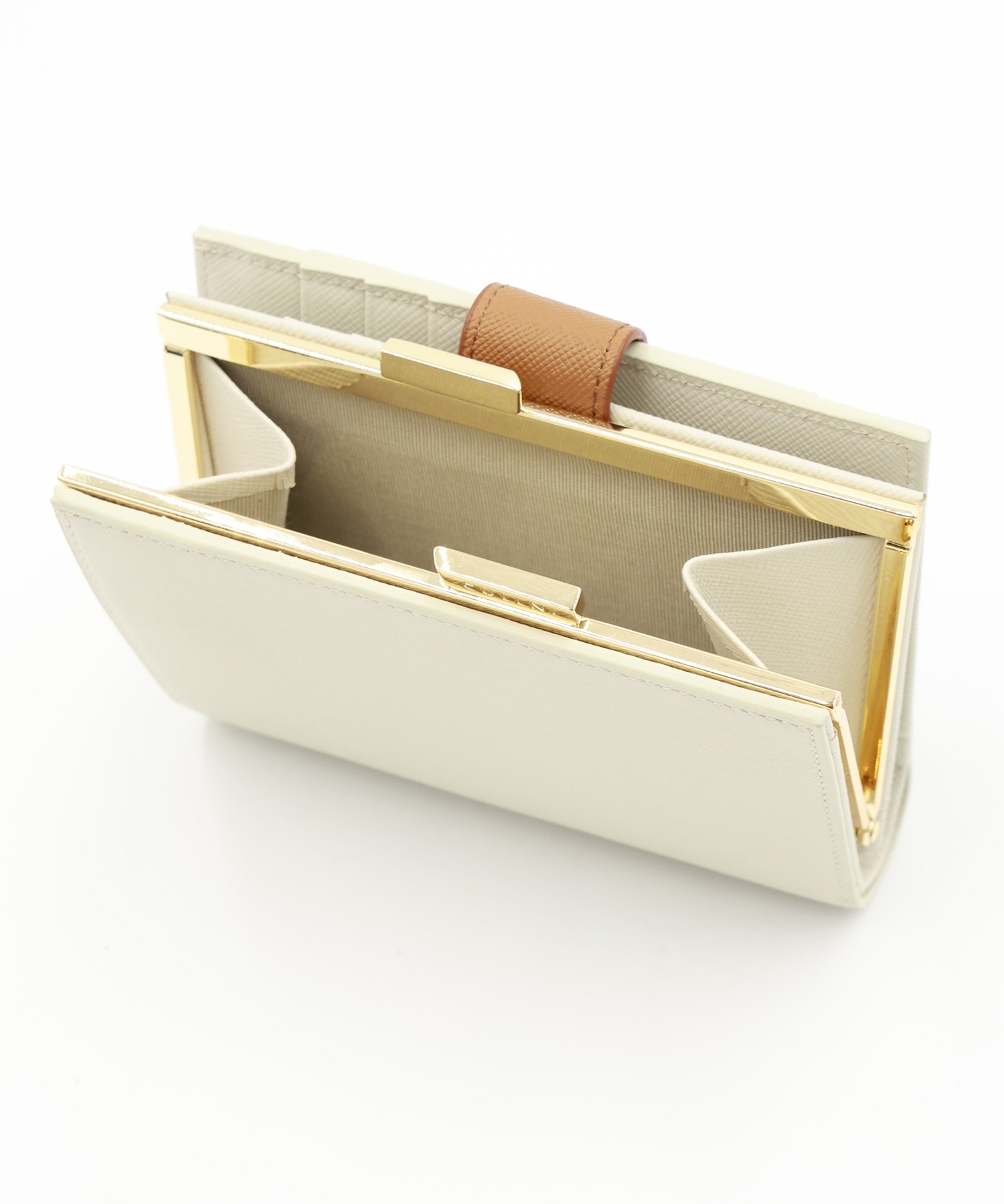 Leather Combination wallet With A Clasp