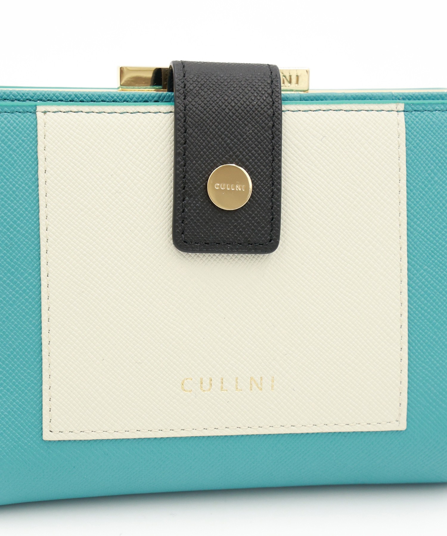 Leather Combination wallet With A Clasp